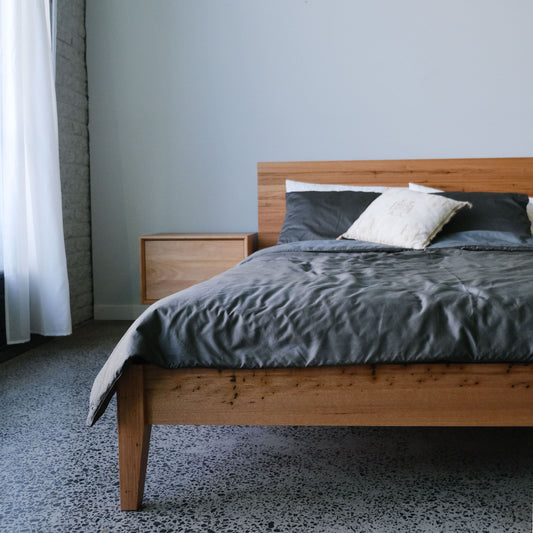 Consuela Bed in Wormy Chestnut