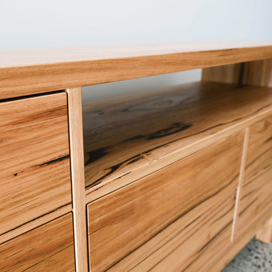 Heathcote Entertainment Unit in Wormy Chestnut
