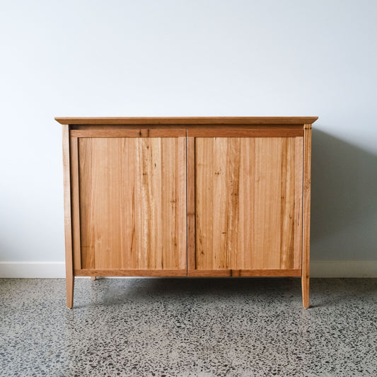 Penelope Shaker Timber Sideboard in Wormy Chestnut