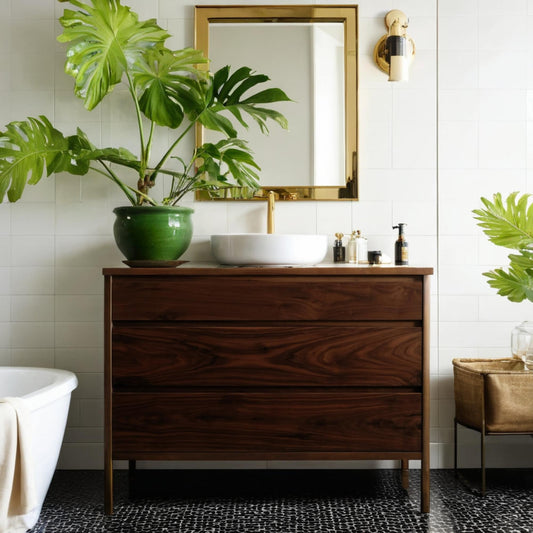 Mayfield Freestanding Vanity in Walnut