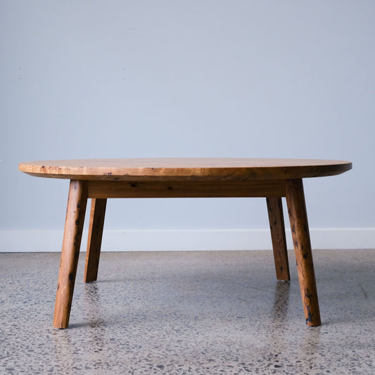 Crawford Coffee Table in Fiddleback Stringybark - 1000w