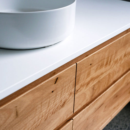 Solid surface vanity top