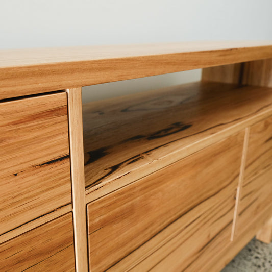 Heathcote Entertainment Unit in Wormy Chestnut