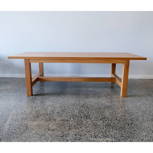 Heathcote Farmhouse Dining Table in Blackbutt - 2500 x 1100mm