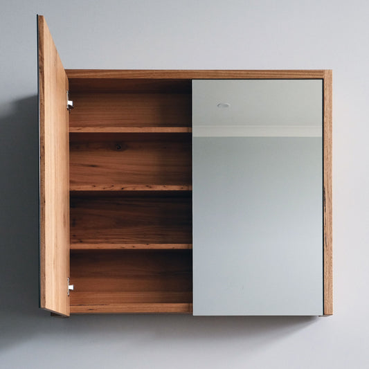 Heathcote Mirrored Shaving Cabinet in Recycled Messmate