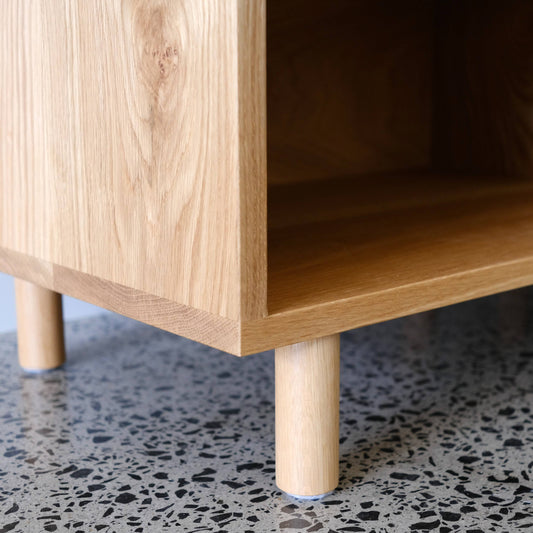 Bristol 1.0 Bedside Table in American Oak