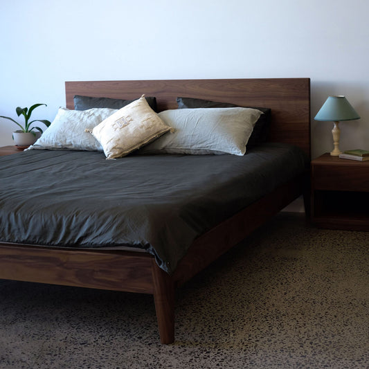 Mayfield Timber Bed in Walnut - Queen