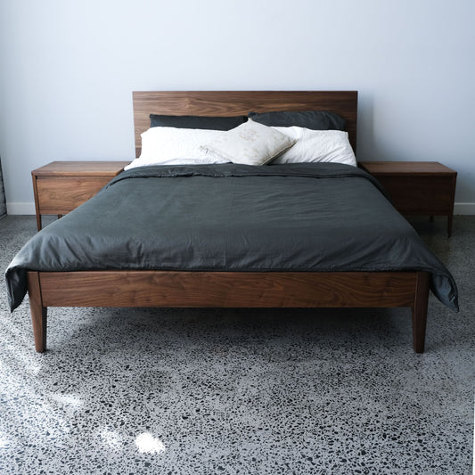 Mayfield Timber Bed in Walnut - Queen