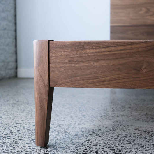 Mayfield Timber Bed in Walnut - Queen