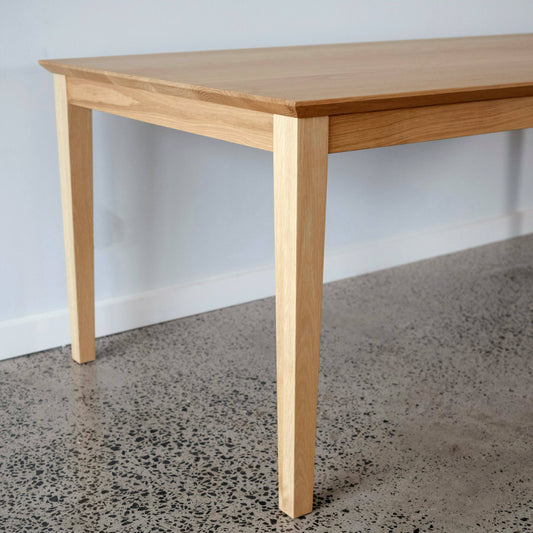 Penelope Dining Table in American Oak - 2000 x 1000mm