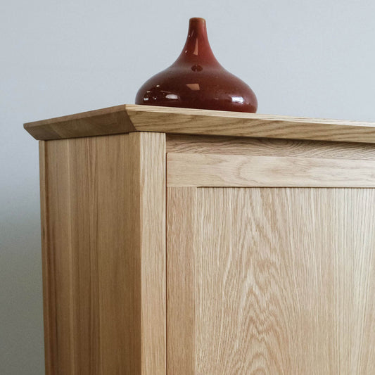 Penelope Shaker Timber Sideboard in American Oak