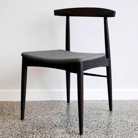 Chair 250 by Takahashi Asako in Dark Wenge w Charcoal Seat