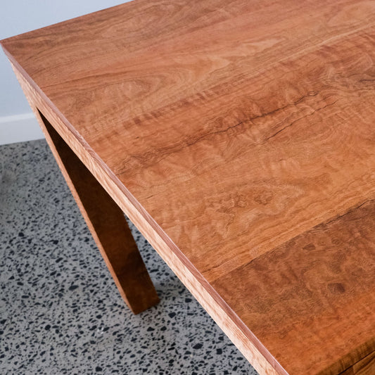 Heathcote Dining Table in Fiddleback Stringybark - 2000 x 1000mm