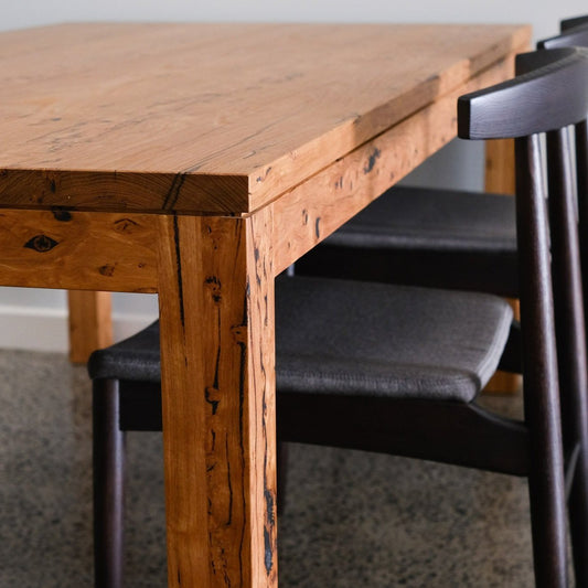 Heathcote Dining Table in Birdseye Stringybark - 2000 x 1000mm