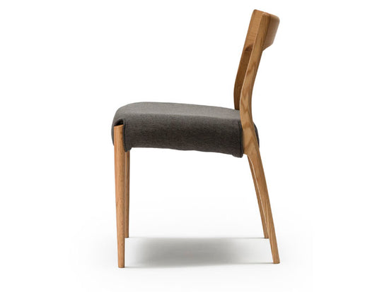 Chair 172 by Takahashi Asako with Fabric Seat in Natural