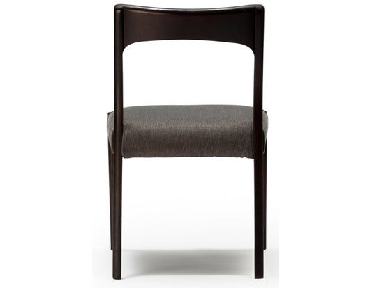 Chair 172 by Takahashi Asako with Fabric Seat in Walnut-stained Oak